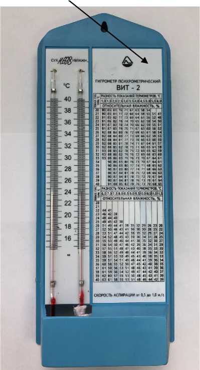 Как пользоваться гигрометром психрометрическим вит 2. Гигрометры психрометрические вит-1 вит-2. Поверка гигрометров психрометрических вит-2.