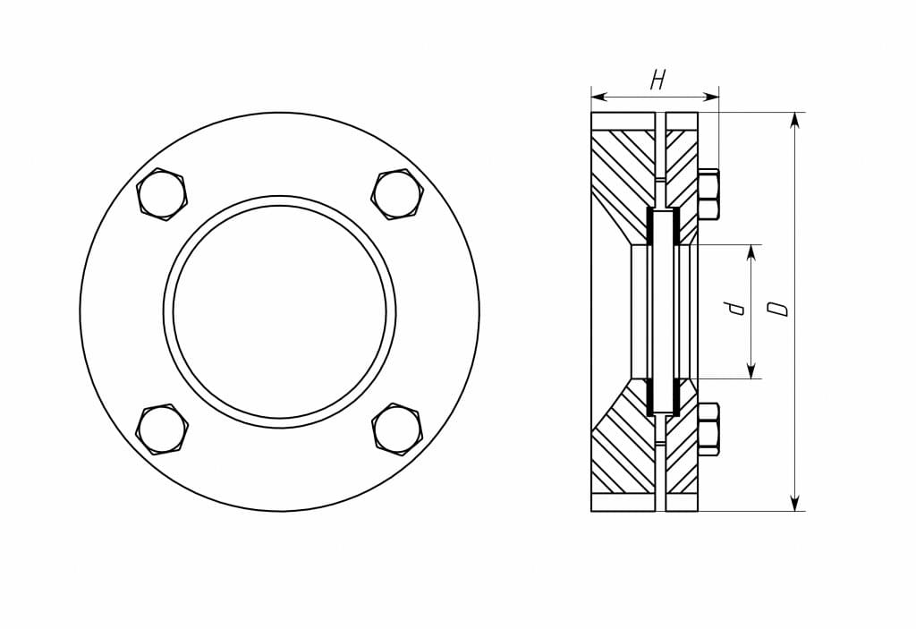 Визуальный индикатор потока РИЗУР-ВИП-7