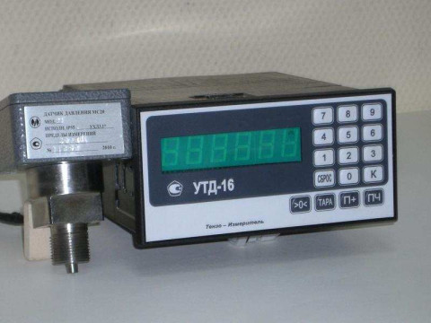 Устройства тензометрические для измерения давления жидкости и газа УТД-16