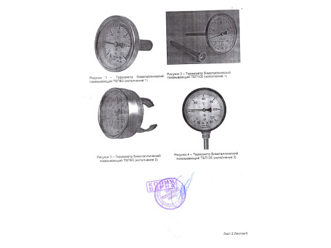 Термометры биметаллические показывающие ТБП