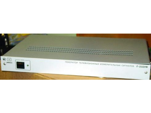 Генераторы телевизионных измерительных сигналов с устройством ввода испытательных строк Г-232УВ