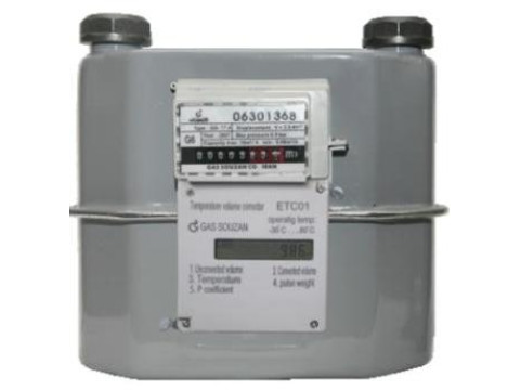 Счетчики газа мембранные с электронным корректором до 10 м3/ч G ETC мод. GS-78-02.5A, GS-77-04A, GS-77-04B, GS-84-04C, GS-84-04D, GS-79-06A, GS-84-06C, GS-76-010A
