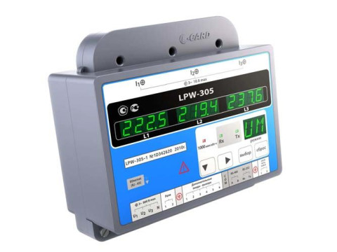 Измерители электрических параметров качества, мощности и количества электрической энергии телеметрические LPW-305