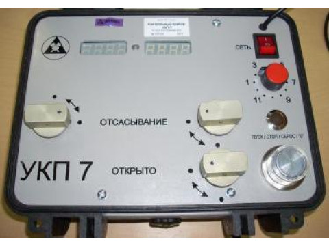 Приборы контрольные для измерения параметров респираторов и аппаратов искусственной вентиляции легких УКП-7