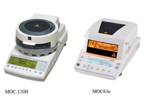 Анализаторы влажности весовые MOC-120H, MOC63u