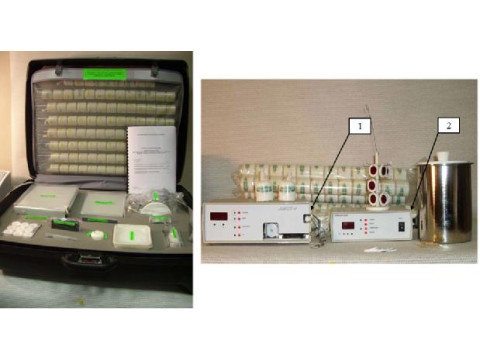 Комплекты аппаратуры для измерения средней объемной активности радона в воздухе трековым методом ТРЕК-РЭИ-1М