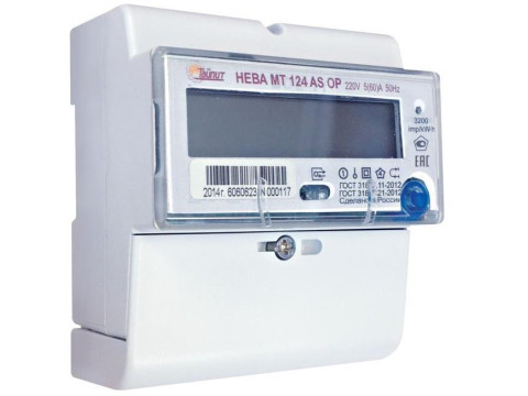 Счетчики электрической энергии однофазные многотарифные НЕВА МТ 1