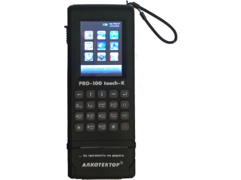 Анализаторы паров этанола в выдыхаемом воздухе АЛКОТЕКТОР PRO-100 touch-К