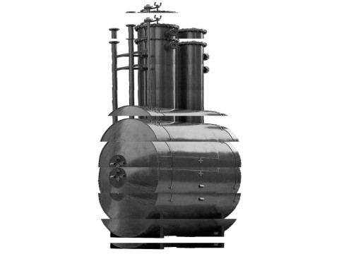 Резервуары стальные горизонтальные цилиндрические ЕП8-2000-1300-1-3-К, ЕП12,5-2000-1300-1-3-К