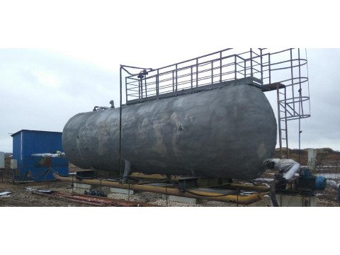 Резервуары стальные горизонтальные цилиндрические РГС-75