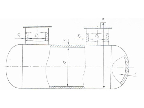 Резервуары горизонтальные стальные цилиндрические РГС-8