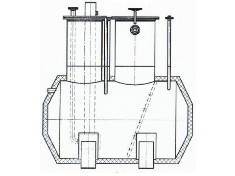 Резервуары стальные горизонтальные цилиндрические РГС-5