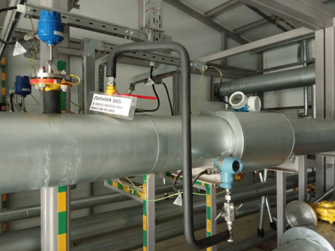 Система измерений количества и параметров газа (СИКГ), поступающего на печи 1-й и 2-й ступени нагрева нефти УПН 1, 2, в БПРГ ЦПС Куюмбинского месторождения 