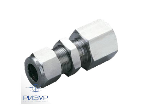 Фитинг прямой с внутренней резьбой и монтажной гайкой RizurLok-PG-OPf
