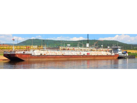 Танки горизонтальные стальные цилиндрические нефтеналивного судна (Баржа) НТ-8 