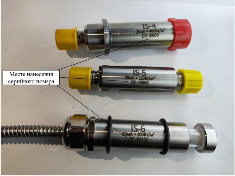 Датчики интенсивности ультрафиолетового излучения IS
