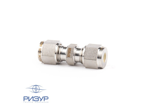 Фитинг прямой обжимной проходной RizurLok-P-OO