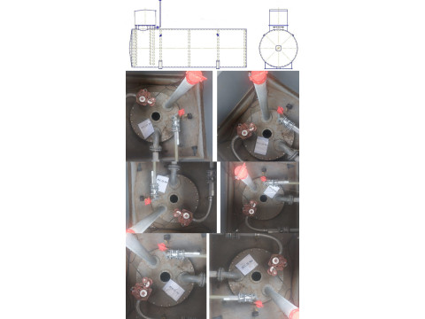 Резервуары стальные горизонтальные цилиндрические РГС-25