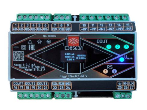 Преобразователи измерительные постоянного тока и напряжения Е3856ЭЛ