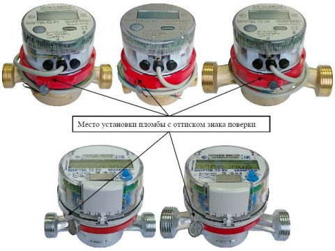 Счетчики холодной и горячей воды крыльчатые МИРТЕК-72-РУ