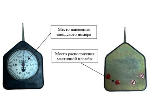 Граммометры часового типа Г