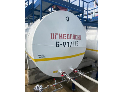 Резервуар стальной горизонтальный цилиндрический РГС-50