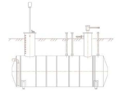Резервуары стальные горизонтальные цилиндрические РГСП