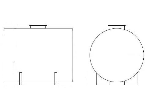 Резервуары стальные горизонтальные цилиндрические Р-9