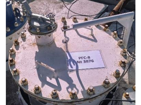 Резервуар  горизонтальный  стальной  цилиндрический РГС-8