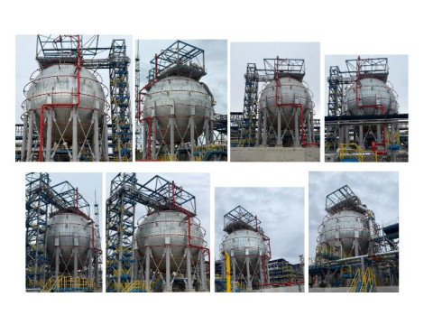 Резервуары стальные сферические (шаровые) РШС-2400