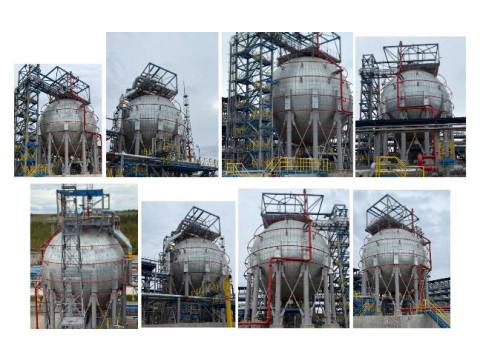 Резервуары стальные сферические (шаровые) РШС-2400