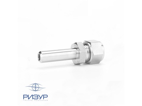 Фитинг с ниппелем обжимной RizurLok-A-O