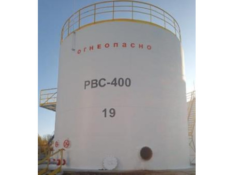Резервуар стальной вертикальный цилиндрический РВС-400
