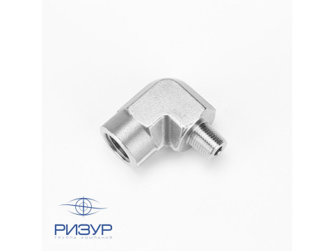 Фитинг угловой переходной с наружной и внутренней резьбой RizurLok-UP-Pm-Pf