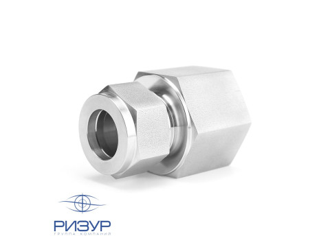 Фитинг прямой с внутренней резьбой RizurLok-P-OPf