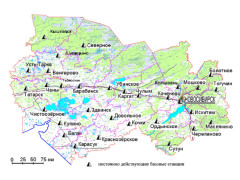 Система измерительная - сеть активных базовых ГНСС станций Новосибирской области 