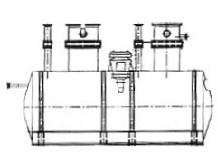 Резервуары стальные горизонтальные цилиндрические РГС-16