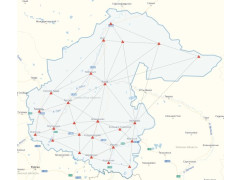 Сеть базисная опорная активная "Сеть дифференциальных геодезических станций Тюменской области"