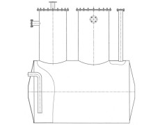 Резервуары стальные горизонтальные цилиндрические РГС-5 