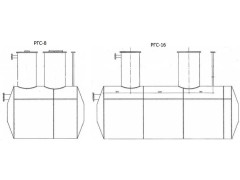 Резервуары горизонтальные стальные цилиндрические РГС