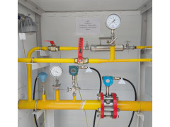 Система измерений количества и параметров свободного нефтяного газа мобильной установки нагрева МУН-3-ПВЕ-8К для ЦПС Русского месторождения 