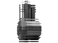 Резервуары стальные горизонтальные цилиндрические ЕП8-2000-1300-1-3-К, ЕП12,5-2000-1300-1-3-К (Фото 1)