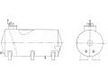 Резервуары стальные горизонтальные цилиндрические РГС-5, РГС-12,5, РГС-25