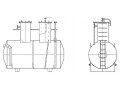 Резервуар стальной горизонтальный цилиндрический ЕП-8 (Фото 1)