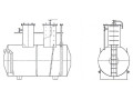 Резервуар стальной горизонтальный цилиндрический РГС-8 (Фото 1)