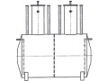 Резервуар горизонтальный стальной цилиндрический РГС-10 (5+5) (Фото 2)