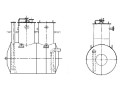 Резервуар стальной горизонтальный цилиндрический ЕП-5-1600-1700 (Фото 3)