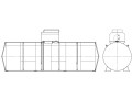 Резервуар горизонтальный стальной двустенный  РГСД-25 (Фото 1)